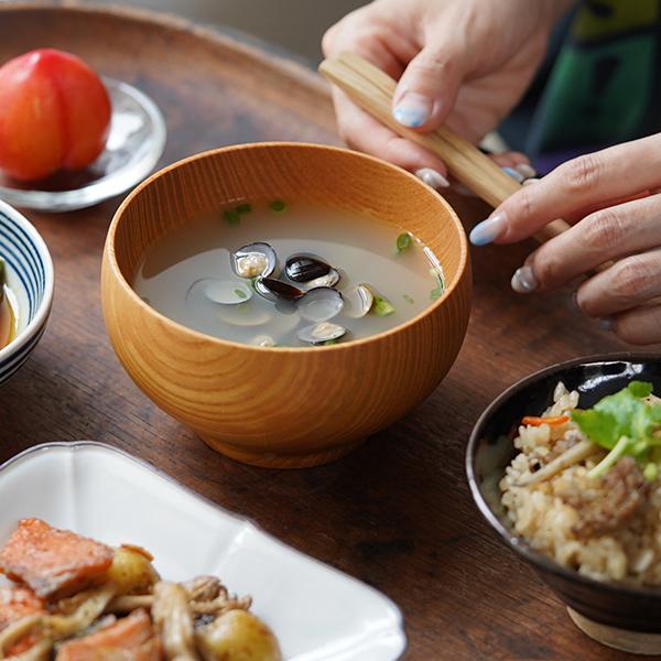 薗部産業 めいぼく椀 大 けやき 汁椀 木製 国産 天然木 日本製 SONOBE