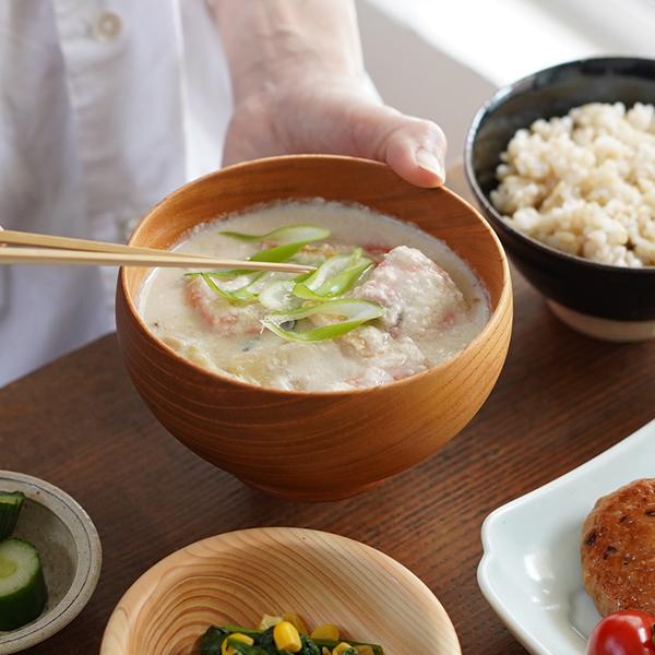 薗部産業 めいぼく椀 大 けやき 汁椀 木製 国産 天然木 日本製 SONOBE