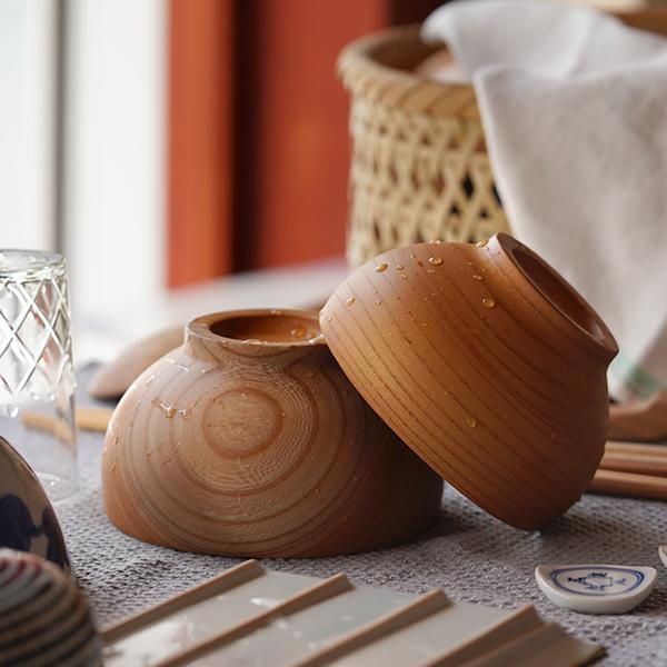 薗部産業 めいぼく椀 大 けやき 汁椀 木製 国産 天然木 日本製 SONOBE