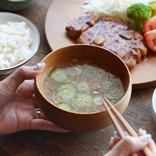 薗部産業 めいぼく椀 大 けやき 汁椀 木製 国産 天然木 日本製 SONOBE