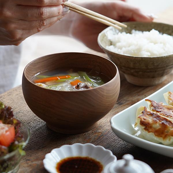 sonobe 木のうつわ　くるみ　汁椀　お椀　美品 sonobe 木のうつわくるみ汁椀お椀