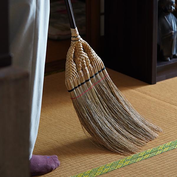 江戸箒（えどほうき） 江戸長柄箒 新型 白木屋中村伝兵衛商店 江戸箒 長柄箒 座敷箒 ほうき