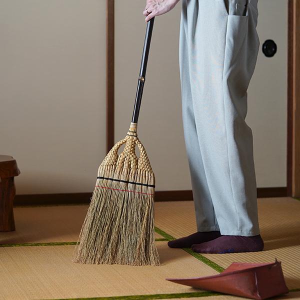 江戸長柄箒 新型 白木屋中村伝兵衛商店 江戸箒 長柄箒 座敷箒 ほうき