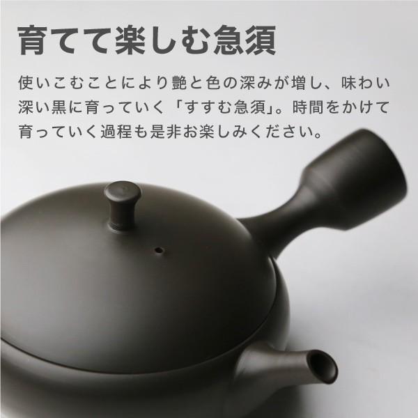 急須 すすむ急須 常滑焼 黒 すすむ屋茶店 ティーポット 茶器 陶器 父の日 母の日 |  | 04