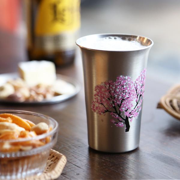 Three Snow（スリースノー） まどろむ酒器 桜 銅 錫 一口ビール 150ml
