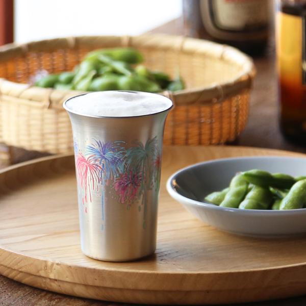 Three Snow（スリースノー） まどろむ酒器 花火 銅 錫 一口ビール