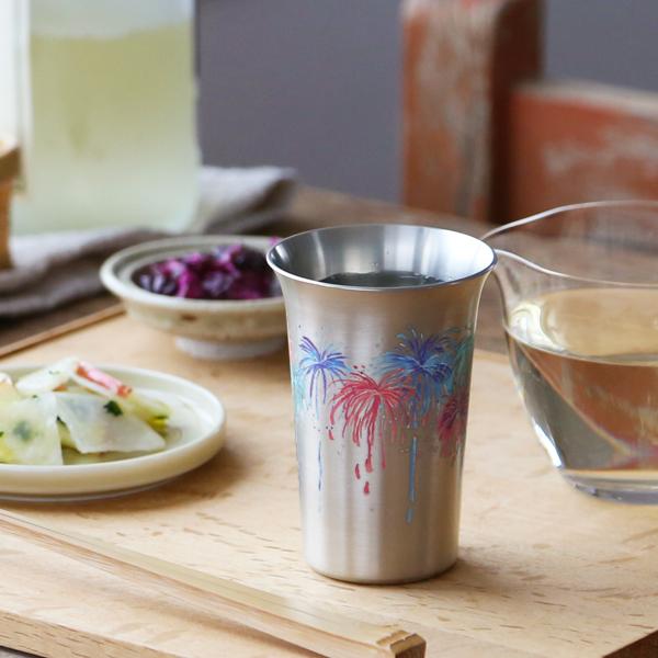 Three Snow（スリースノー） まどろむ酒器 花火 銅 錫 一口ビール