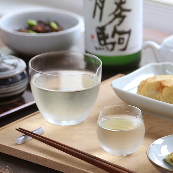 松徳硝子 丸型酒器 ちょこ 猪口 盃 ぐい呑み ガラス 日本製
