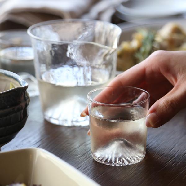 田島硝子（TAJIMA GLASS） 富士山冷酒セット 江戸硝子 冷酒グラス