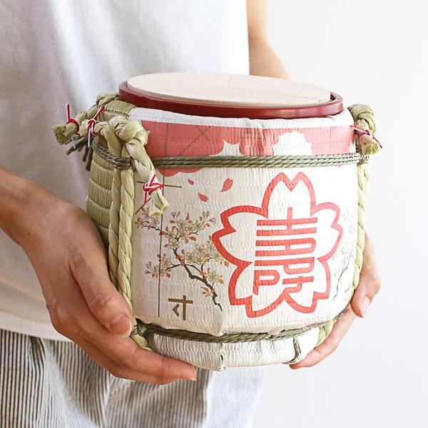 菰樽 ミニ鏡開きセット 櫻守 岸本吉二商店 : がらんどう 手仕事品と