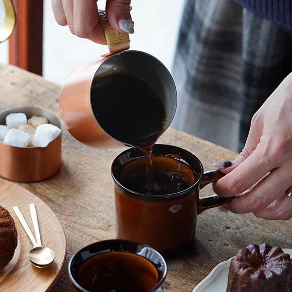 保堂 銅製 コーヒーサーバー 藤つる巻 カップ 燕市 日本製