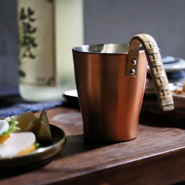 保堂 銅製 冷酒タンブラー 小 （お燗） ちろり タンブラー 銅 冷酒