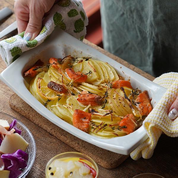 浦富焼 グラタン皿 白磁 鳥取 民藝 陶磁器 日本製 オーブン皿 耐熱