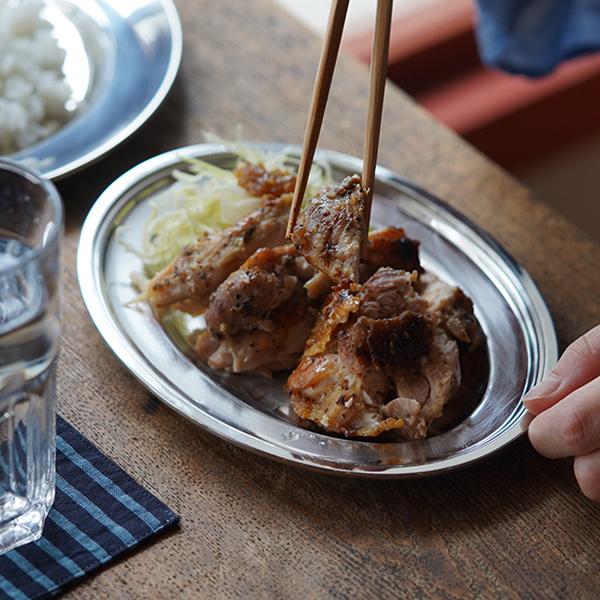 和田助製作所 SW 18-8 平渕 小判皿 8インチ オーバル 昭和 洋食