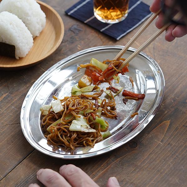 和田助製作所 SW 18-8 平渕 小判皿 9インチ オーバル 昭和 洋食