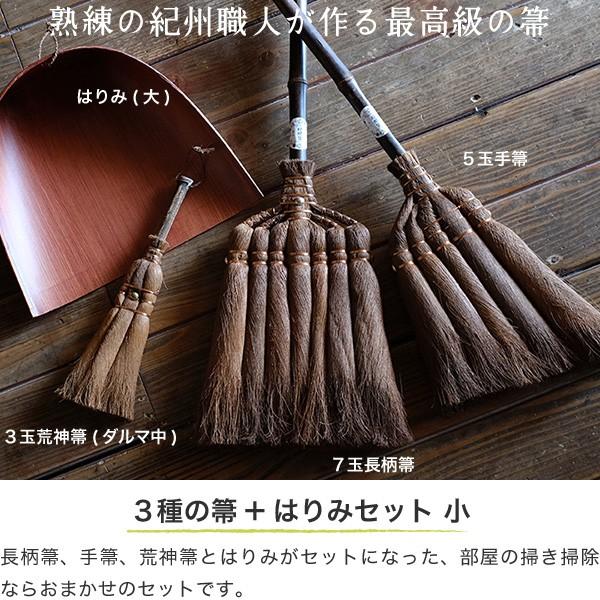 棕櫚箒 棕櫚ほうき 3種の箒＆はりみセットB 山本勝之助商店 かね