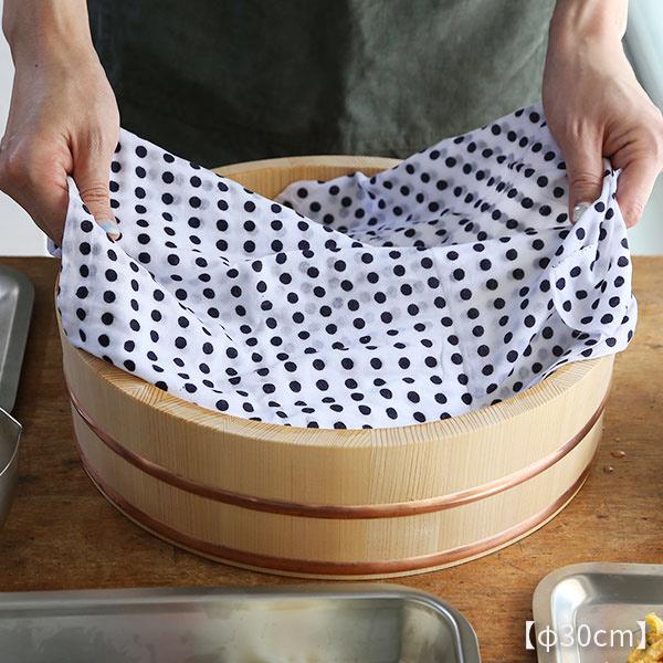 山一 すし飯台 24cm 1合 すし桶 飯台 飯切 半切 木曽さわら 銅箍 国産