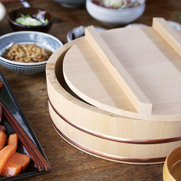 山一 すし飯台 30cm 3合 すし桶 飯台 飯切 半切 木曽さわら 銅箍 山一 すし飯台 30cm 3合 すし桶 飯台 飯切 半切 木曽さわら 銅箍