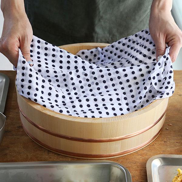 山一 すし飯台 30cm 3合 すし桶 飯台 飯切 半切 木曽さわら 銅箍 国産