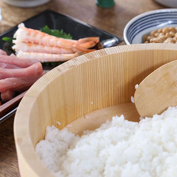 山一 すし飯台 36cm 6合 すし桶 飯台 飯切 半切 木曽さわら 銅箍 国産