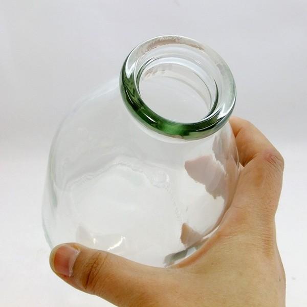 ガラス瓶 牛乳瓶 M-500-24本セット- 509ml milk bottle : ガラスびん