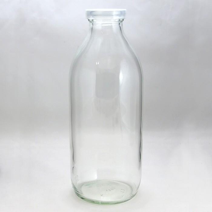 【匿名配送】牛乳瓶＊10本セット ガラス瓶 牛乳瓶 M-900K 903ml 10本セット : ガラスびんSHOP