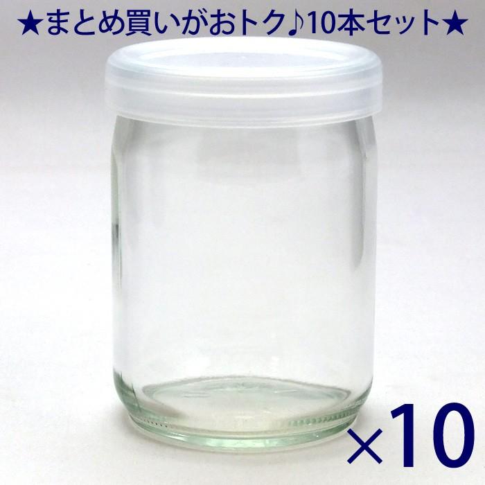 ガラス瓶 プリン・ヨーグルト瓶 ワンカップ100 100ml 53PE CAP 10本セット | 