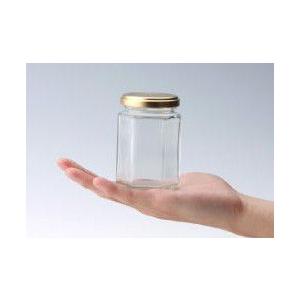 ガラス瓶 ジャム瓶 S150-6角ST 150ml -10本セット- : ガラスびんSHOP