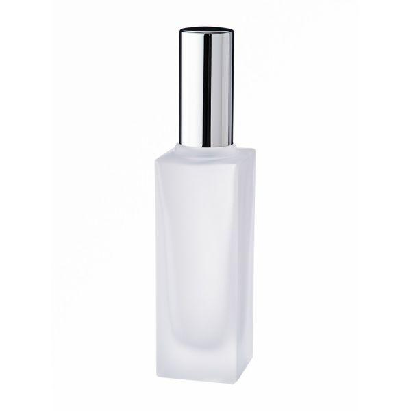 30ml角瓶スプレー（フロスト）（金・銀）<遮光瓶 ガラス瓶  ビン 瓶  保存ビン 保存瓶> |  | 01