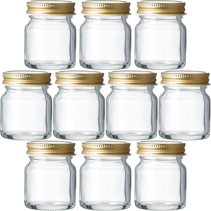 ガラス瓶 食料瓶 U-50 50ml 10本セット （マヨ小 MS42） : ガラスびん