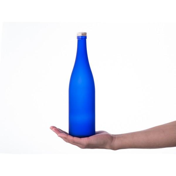 ガラス瓶 酒瓶 ブルーボトル ロングS720CBTフロスト 720ml-3本