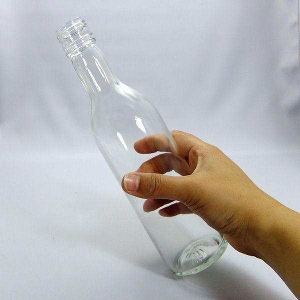 ガラス瓶 ワイン瓶 ワイン360 透明 360ml -3本セット- : ガラス