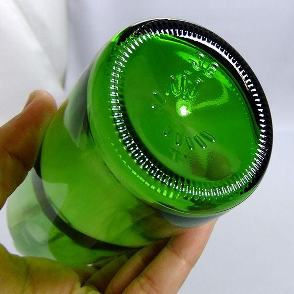 ガラス瓶 ワイン瓶 ワイン360 グリーン 360ml -3本セット- : ガラス