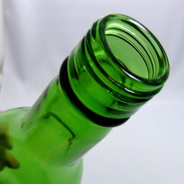 ガラス細工の瓶 ガラス瓶 ワイン瓶 ワイン360 透明 360ml -10本セット- : ガラス