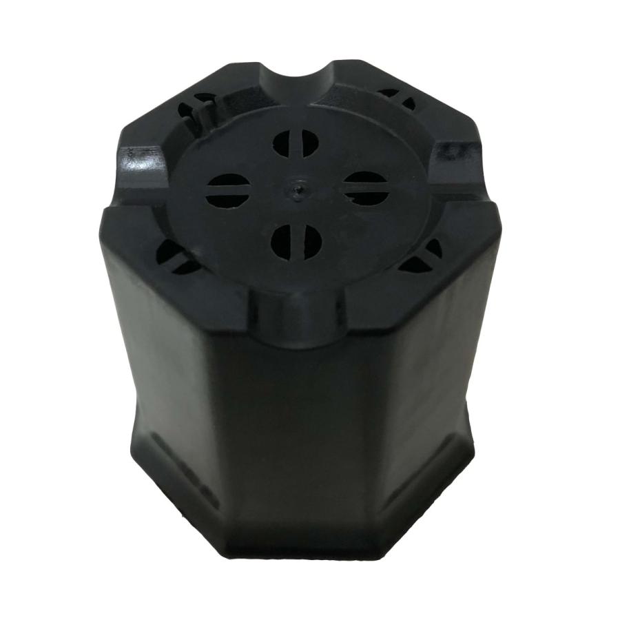 シャトル鉢 黒 2寸 八角型 8角 10個セット 多肉 サボテン プラ鉢 N 14 10 有 所沢植木鉢センター 通販 Yahoo ショッピング