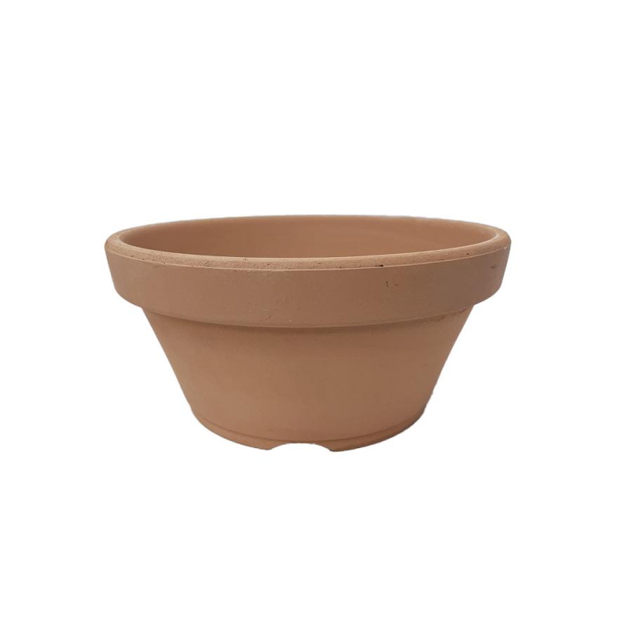 素焼き鉢 浅鉢 平鉢 マシン造り トコナメ印 7号 1枚 期間限定の激安セール