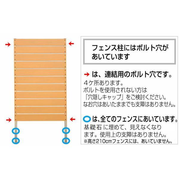 目隠しフェンス （DIYコンフォートフェンス ルーバーストライプ/高さ150cm幅90cm板間隔0cm） 庭 樹脂製 フェンス サクリア｜garden-life-sai｜07