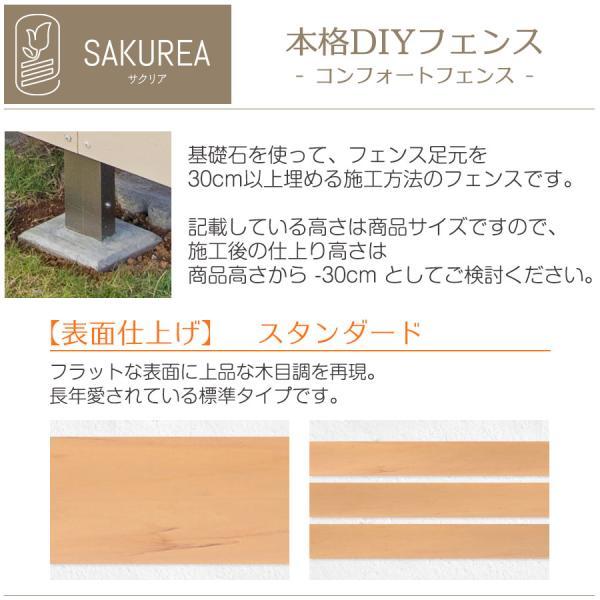 目隠しフェンス （DIYコンフォートフェンス/ポリカ交互ボーダー/高さ180cm幅90cm板間隔1cm） 庭 樹脂製 フェンス サクリア