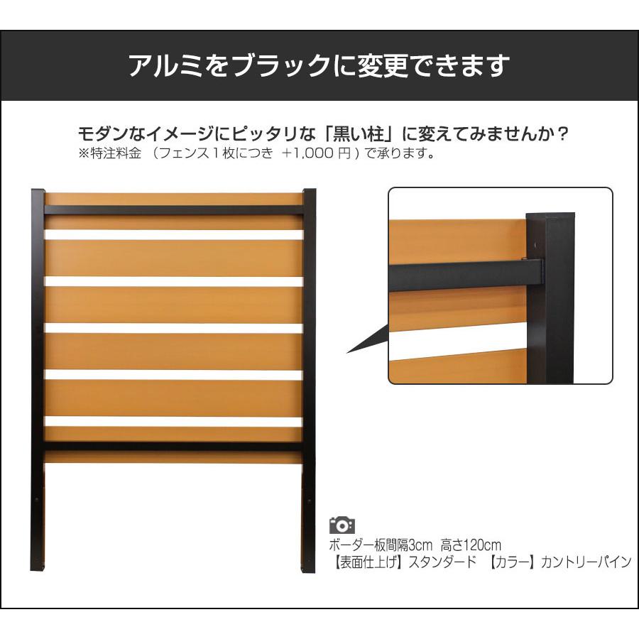 目隠しフェンス （DIYコンフォートフェンス/高さ210cm 幅90cm 板間隔