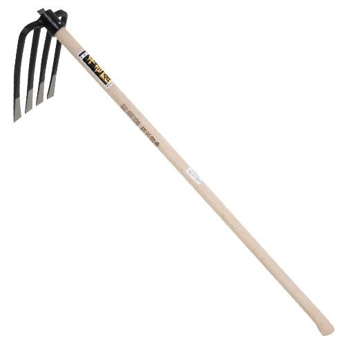 千吉 金 南濃型四本備中鍬 半バチ 3.5シャク : GardenStyle