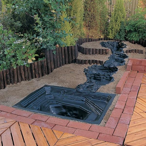 メーカー包装済 池 滝 流れ ビオトープ ウォーターガーデン 成型池 Diy タカショー 滝パネル ミドル 左 B 安心の定価販売 Profinch Com