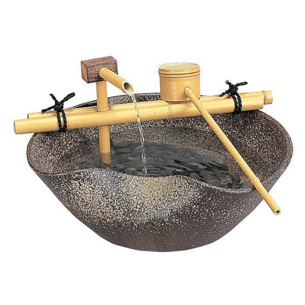 タカショー 爆買 水鉢 つくばい 和風 陶器 ウォーターガーデン