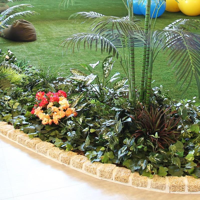 人工観葉植物 下草 坪庭 造花 業務用 施設 オフィス 店舗 装飾 フェイク グリーン グランドカバー リアル タカショー ベゴニア オレンジ A 青山ガーデン Paypayモール店 通販 Paypayモール