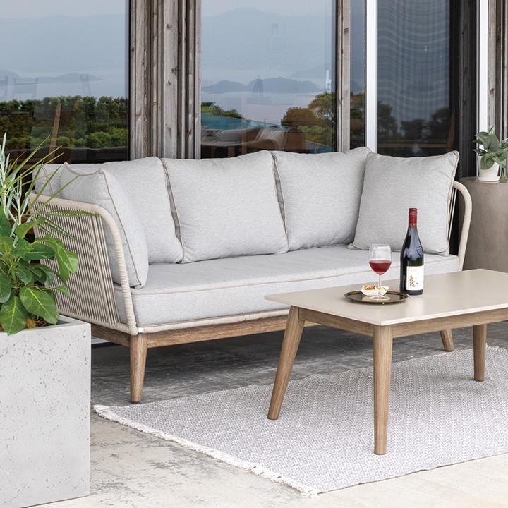 タカショー REPOS ソファ チェアー 椅子 イス いす 肘掛 2人掛け 3人