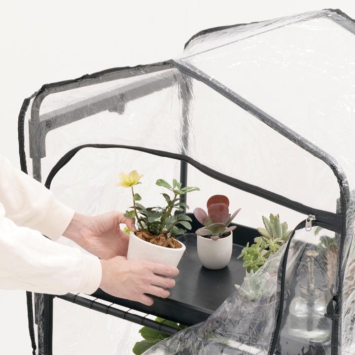 温室 ビニールハウス 育苗 寒冷 霜 菜園 タカショー / ダブルジップ