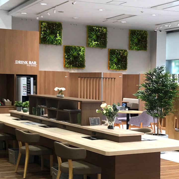 人工観葉植物 壁面緑化 造花 業務用 施設 オフィス 店舗 装飾 フェイク グリーン タカショー 壁面アレンジ J ファーン フレーム付 45 45cm A 青山ガーデン Paypayモール店 通販 Paypayモール