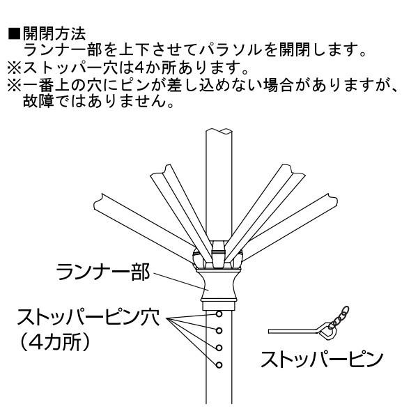 爆買 パラソル 日よけ 遮光 紫外線 UV 影 210cm 庭 ガーデン タカショー / ウッドパラソル 2.1m ネイビーブルー /小型 | タカショー | 02