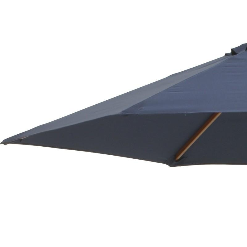 爆買 パラソル 日よけ 遮光 紫外線 UV 影 210cm 庭 ガーデン タカショー / ウッドパラソル 2.1m ネイビーブルー /小型 | タカショー | 04