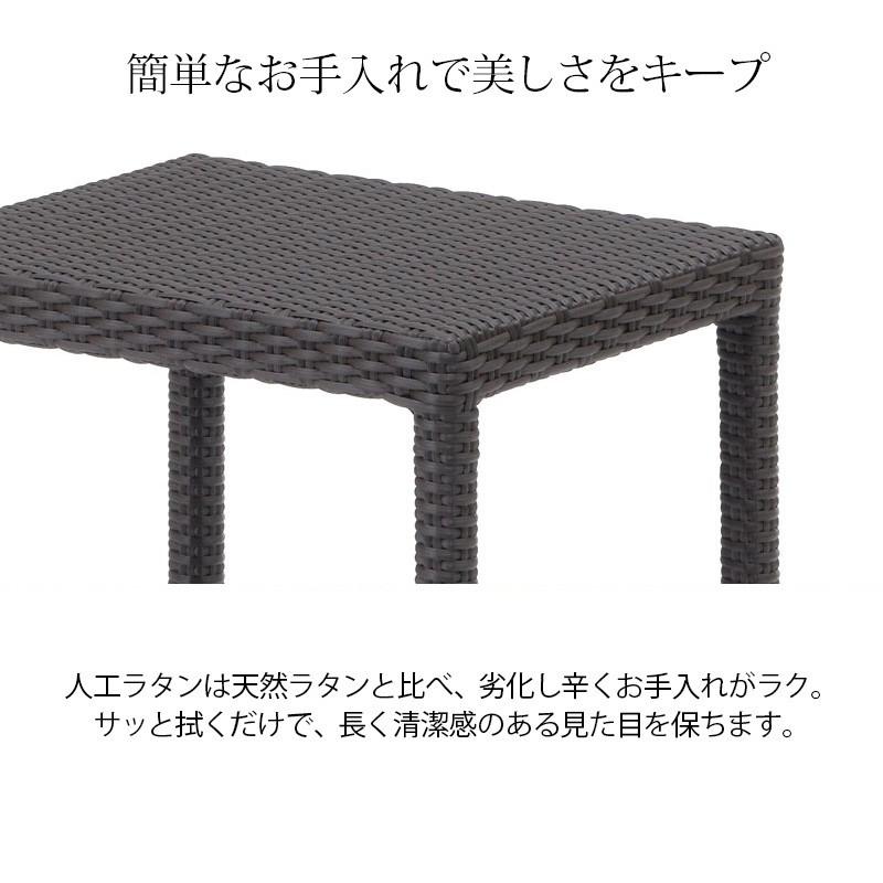 Garden イス チェア 椅子 屋外 家具 ファニチャー ラタン おしゃれ アジアン ガーデン タカショー / 庭座 シンプルスツール ダークブラウン /小型 【リバース】