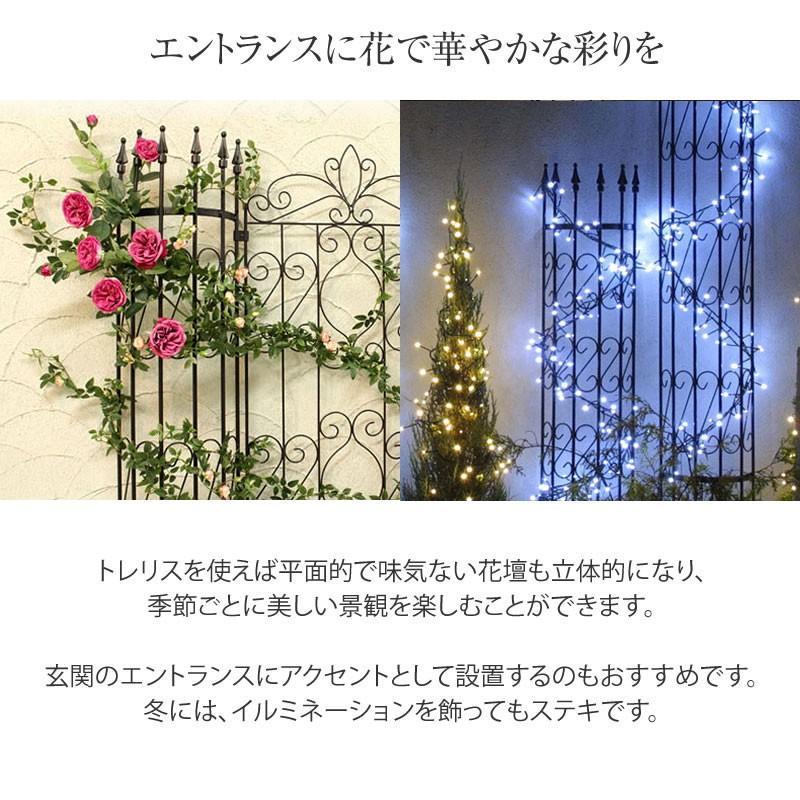 タカショー トレリス フェンス 半円 バラ クレマチス 誘引 つる性